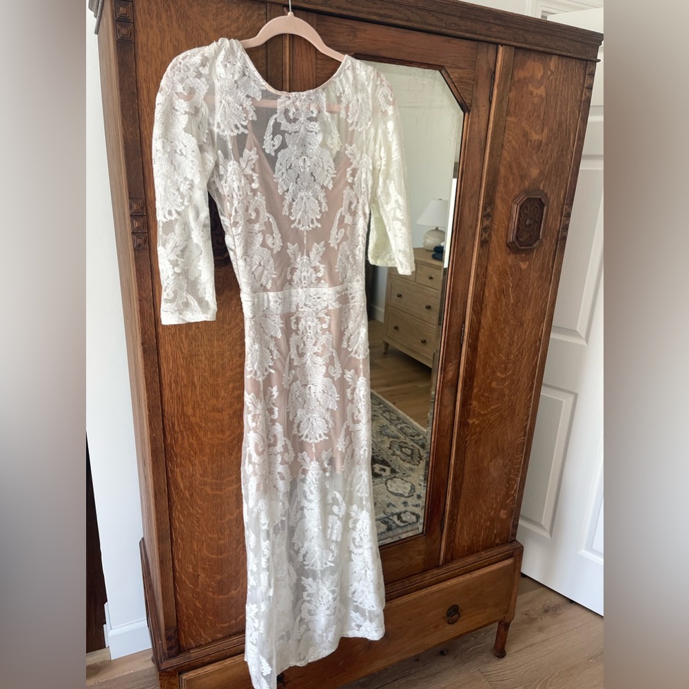 Love and Lemons Low Back Midi Dress